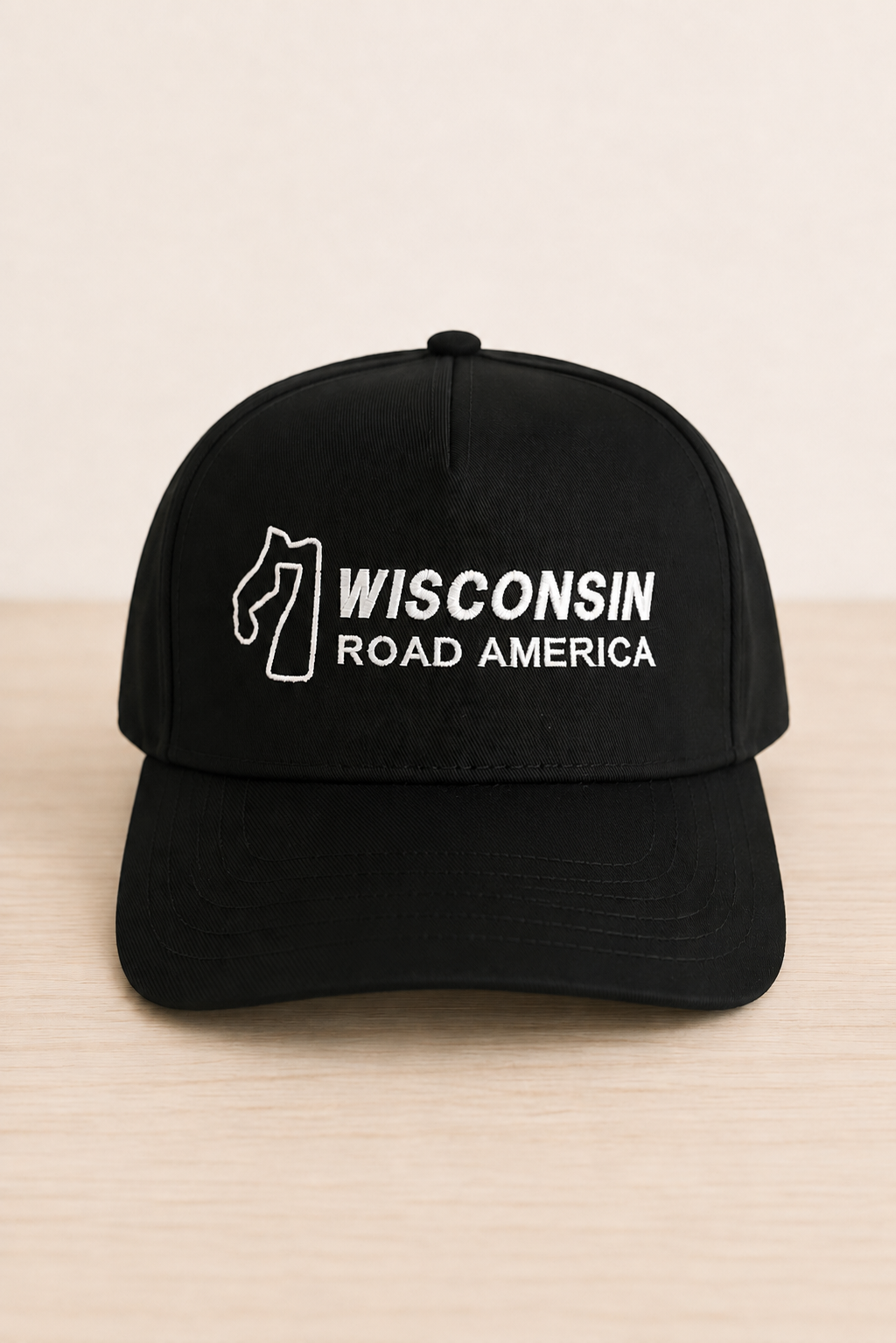 Wisconsin Road America Embroidered Snapback Hat
