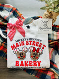 Mickey & Minnie’s Main Street Bakery Sweatshirt | Holiday Gingerbread Crewneck | Cozy Christmas Sweatshirt