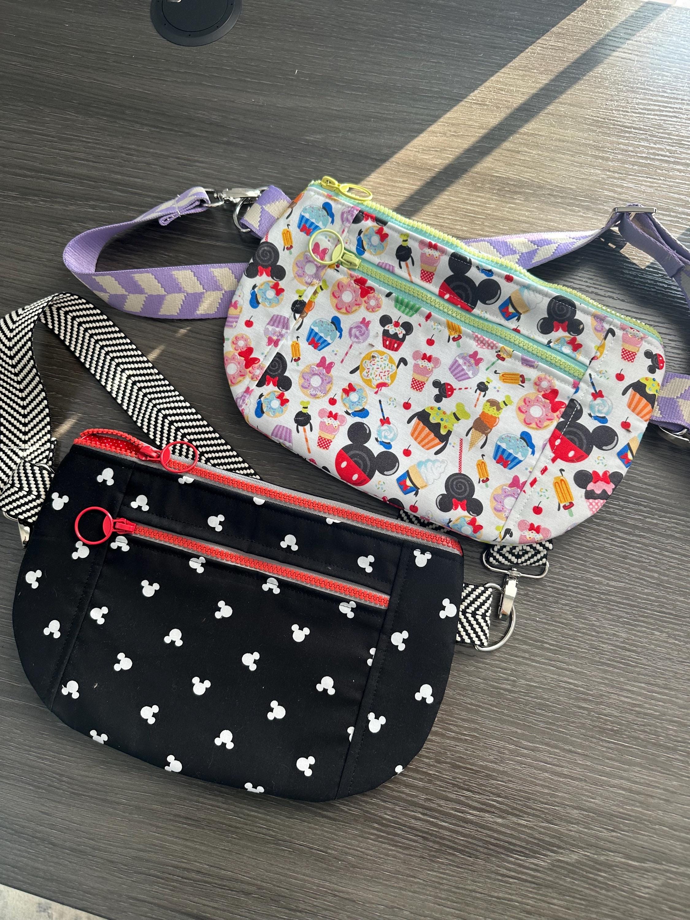 Retro Mickey Crossbody Sling Bag Disney-Inspired Park Tote