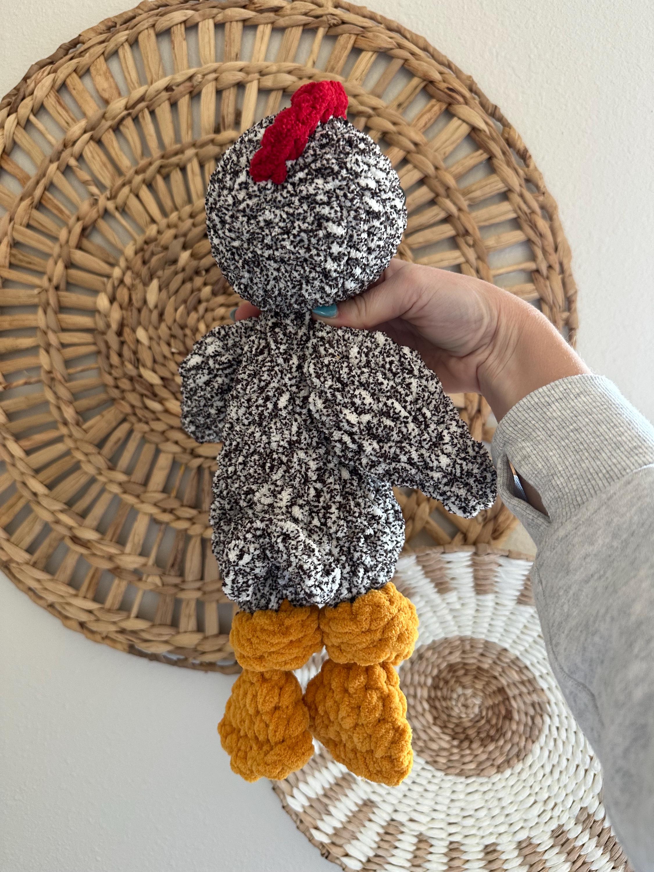 Crochet Chick Lovey: Handmade Baby Blanket Yarn Snuggler
