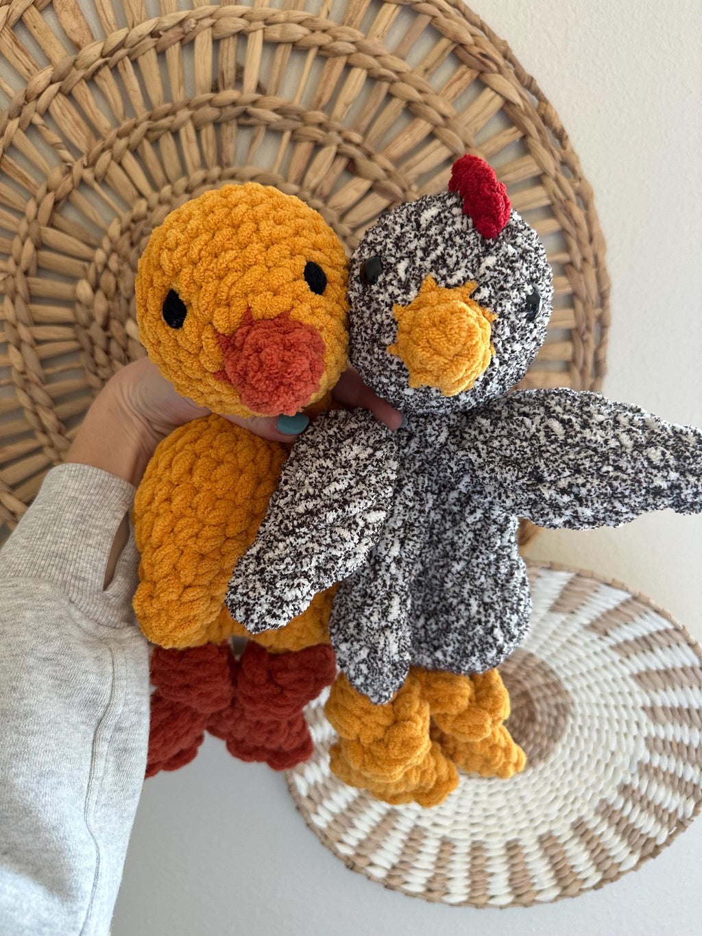 Crochet Chick Lovey: Handmade Baby Blanket Yarn Snuggler