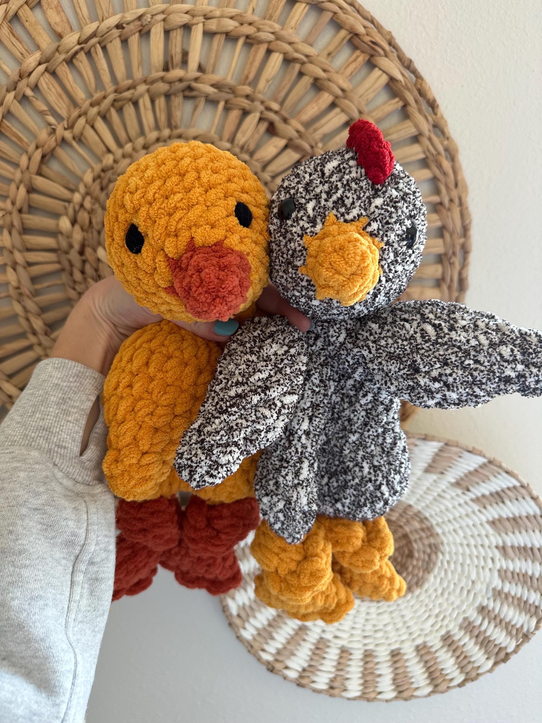 Crochet Chick Lovey: Handmade Baby Blanket Yarn Snuggler