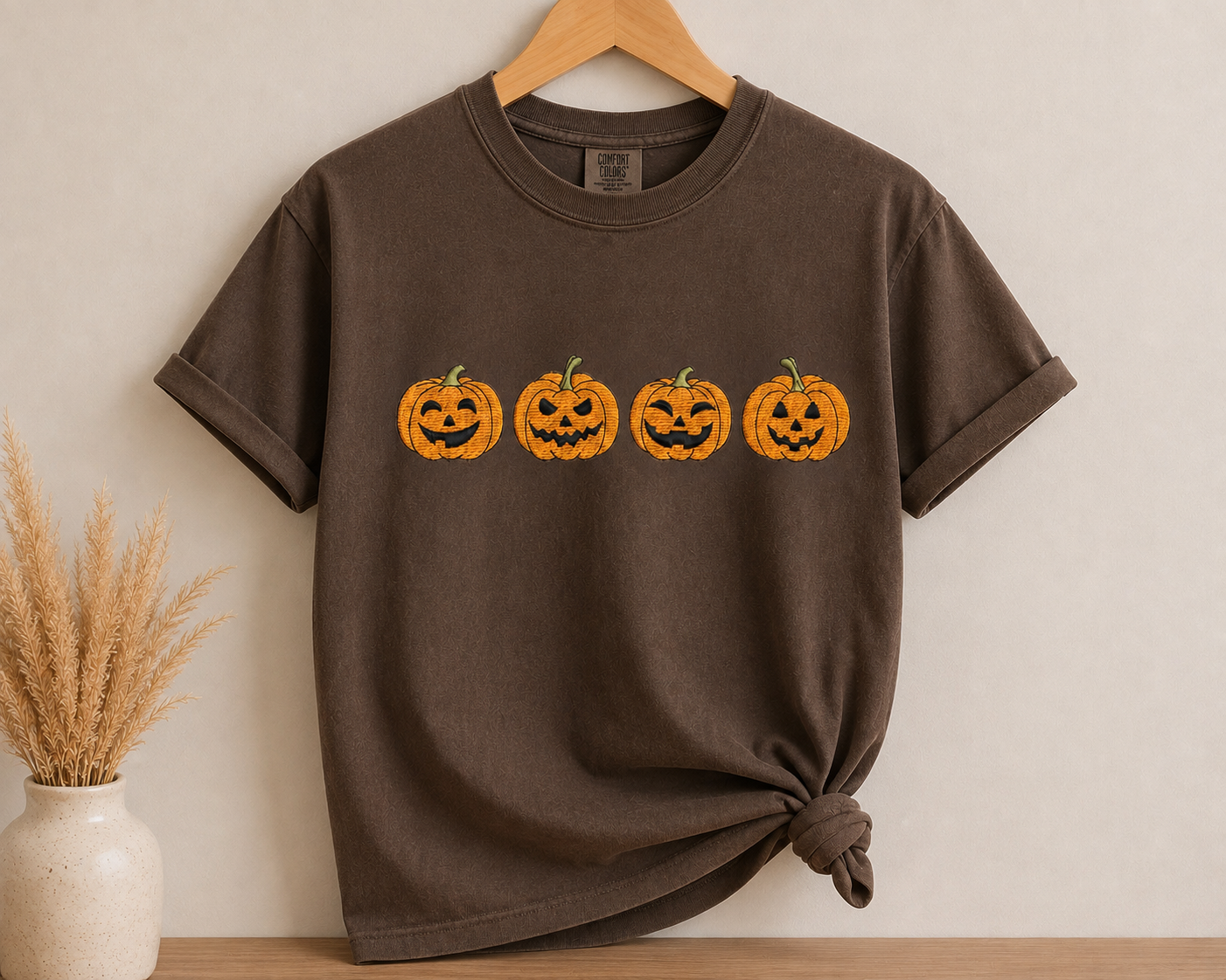 Jack-O’-Lantern Embroidered Tee