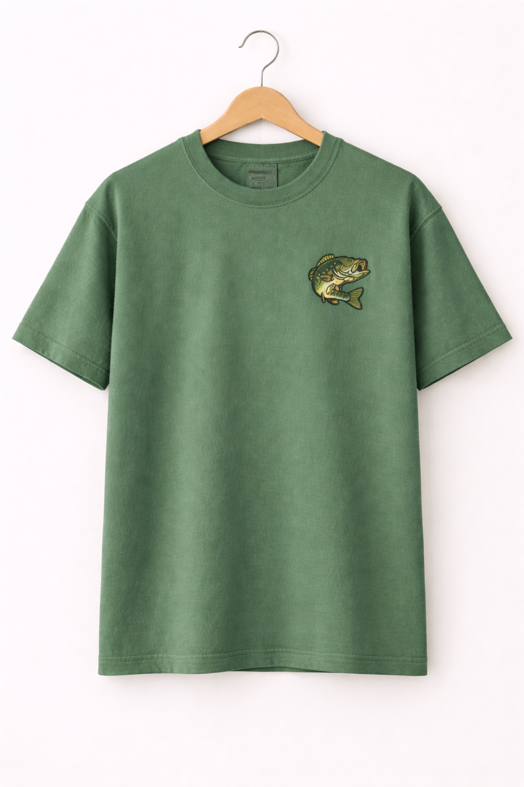 Embroidered Bass Fish Comfort Colors® T-Shirt