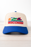 Retro Wisconsin Embroidered Hat