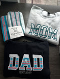 Embroidered Mama/Mom/Dad/Gigi/Nana/Aunt Crewneck