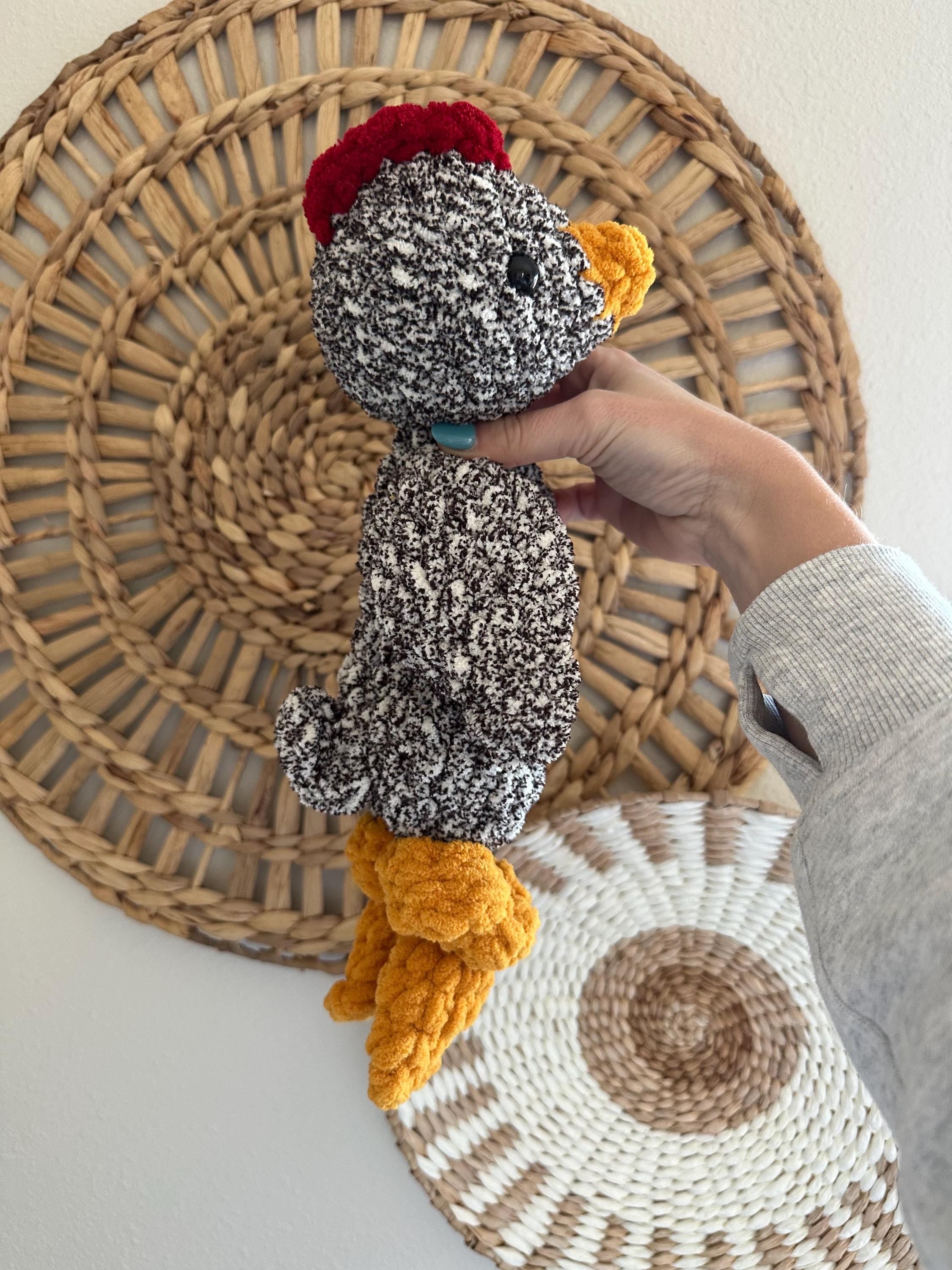 Crochet Chick Lovey: Handmade Baby Blanket Yarn Snuggler
