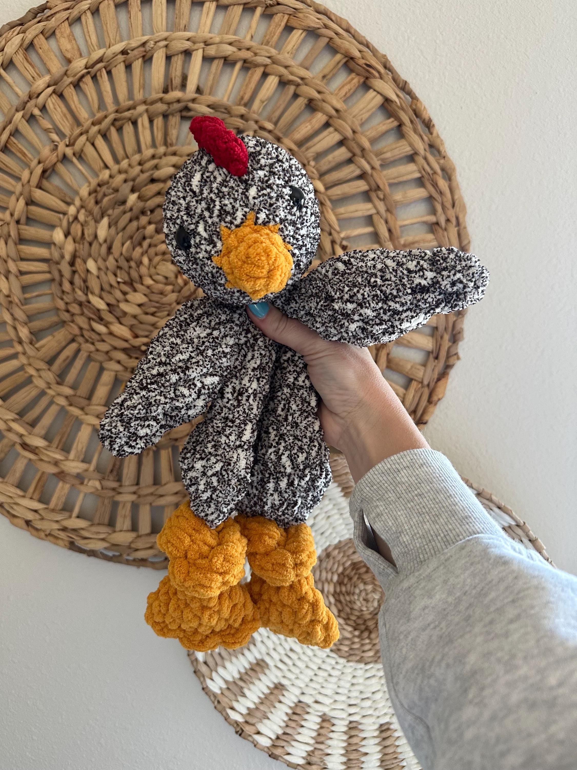 Crochet Chick Lovey: Handmade Baby Blanket Yarn Snuggler